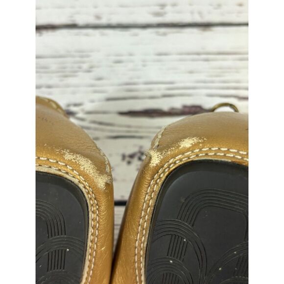 Women's Cole Haan Loafers Gold 8 B - Picture 6 of 8